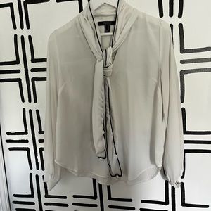 Foreve21 neck tie blouse